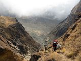 21 Descending To The Valley After The End  Of Chhonbardan Glacier Between Glacier Camp And Italy Base Camp Around Dhaulagiri 